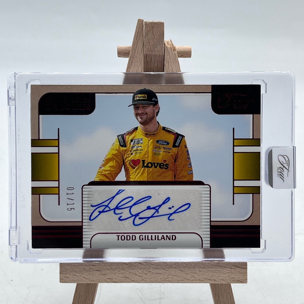 Todd Gilliland Bookend Encased Auto